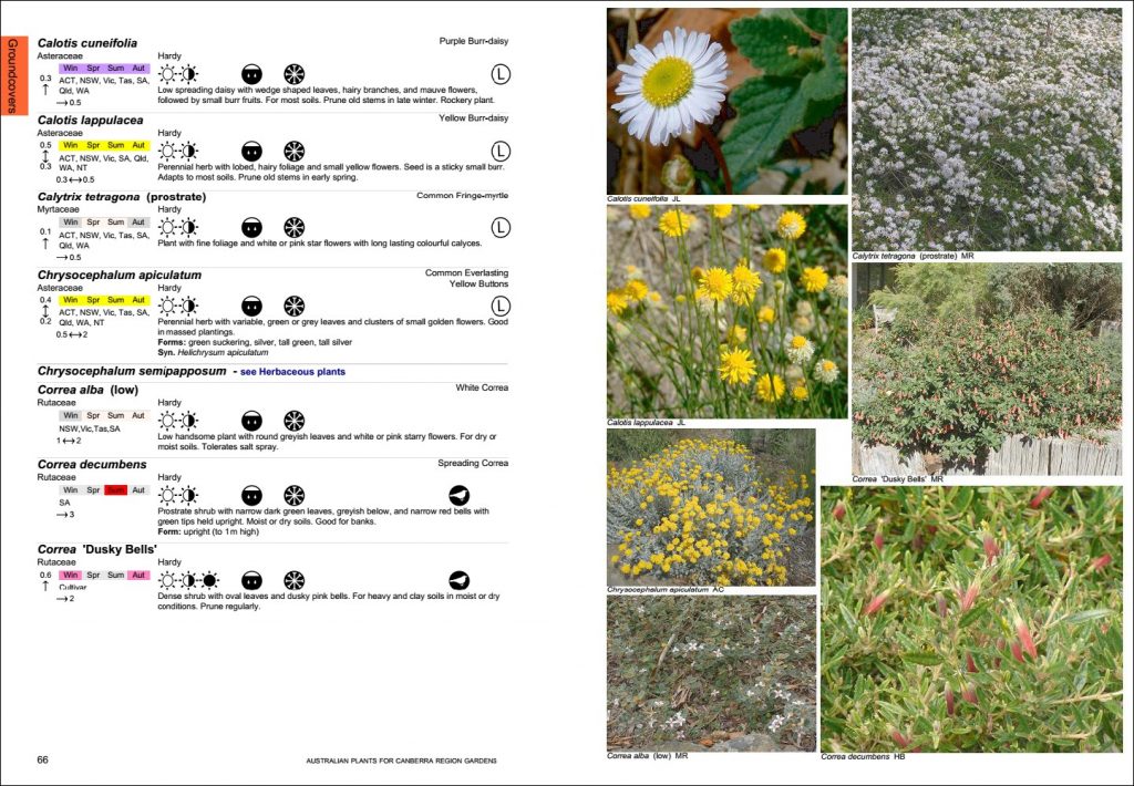 Australian Plants for Canberra — book review Ecobits Australia