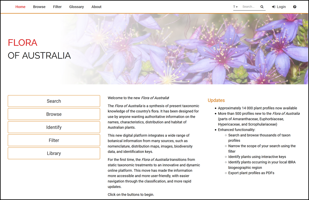 Flora of Australia online