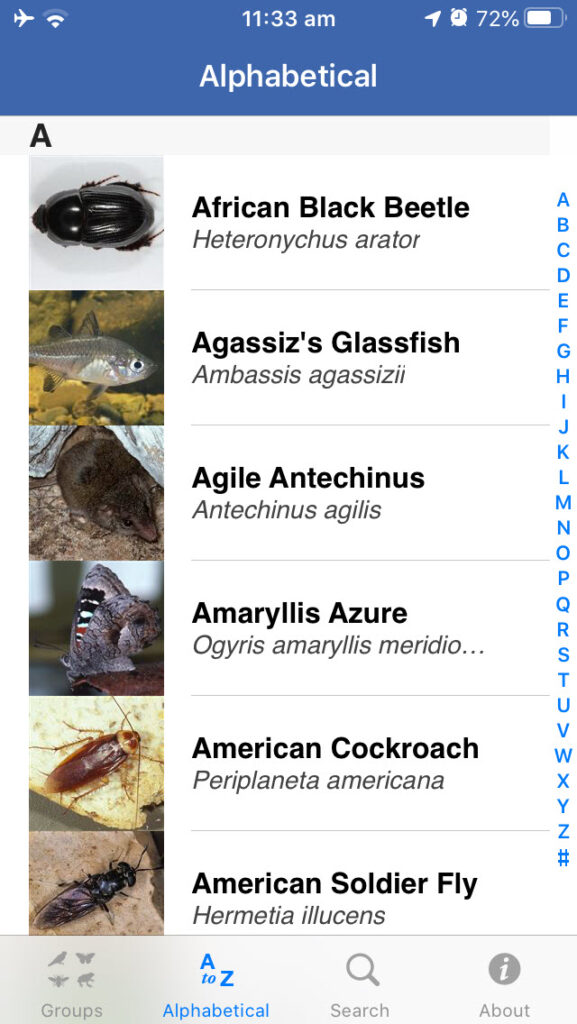 Field Guide to New South Wales Fauna app