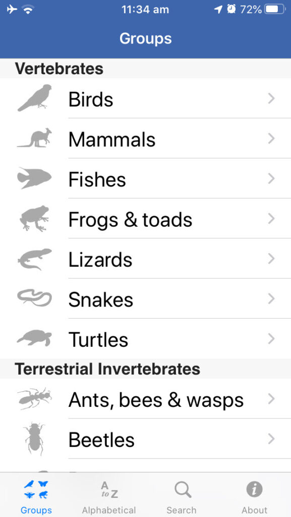 Field Guide to New South Wales Fauna app
