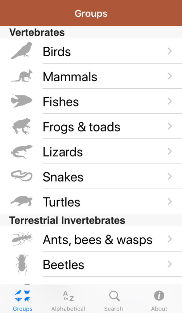 Field Guide to South Australian Fauna app