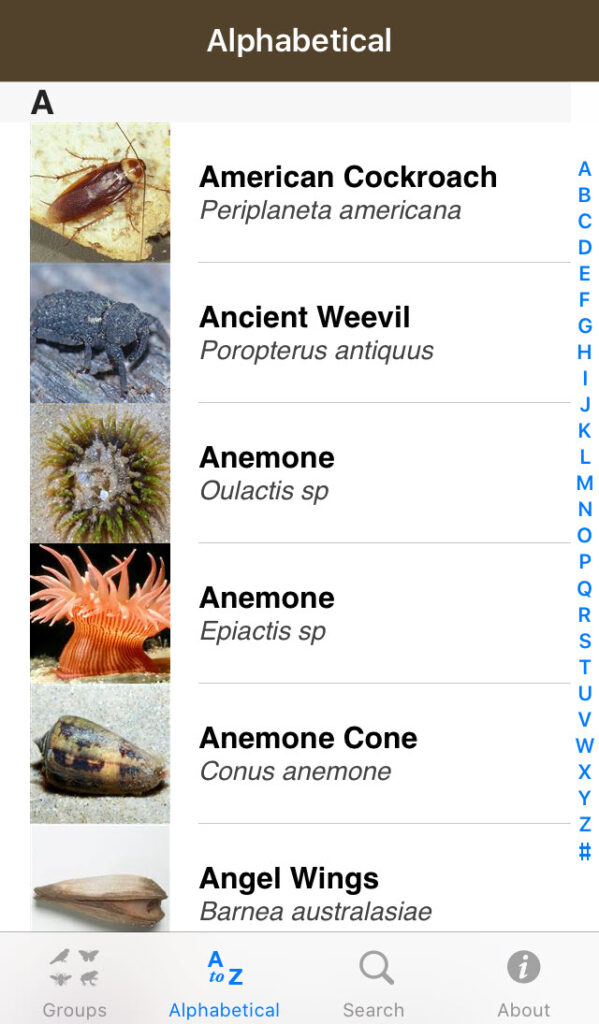 Field Guide to Tasmanian Fauna app