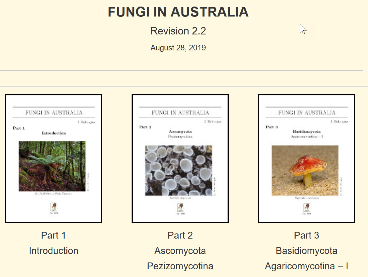 Fungi in Australia Book Cover